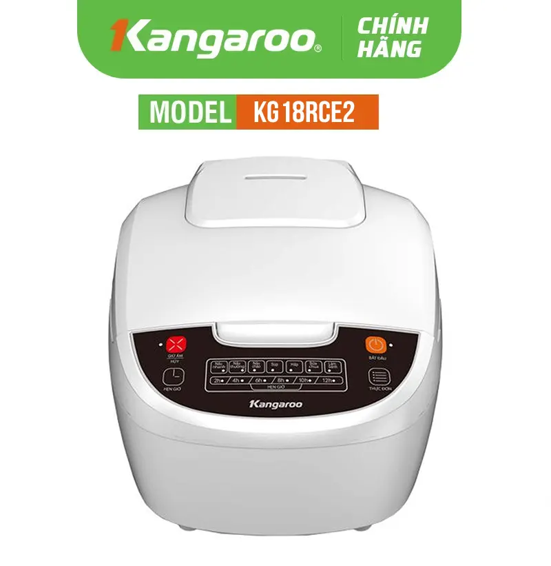 Nồi cơm điện tử Kangaroo KG18RCE2 - 1.8 lít